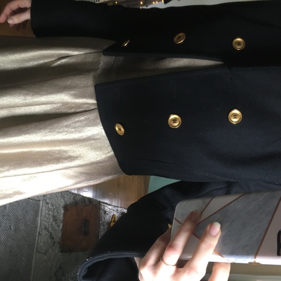 Givenchy Wool Jacket, Gold Buttons - Picture 5 of 6